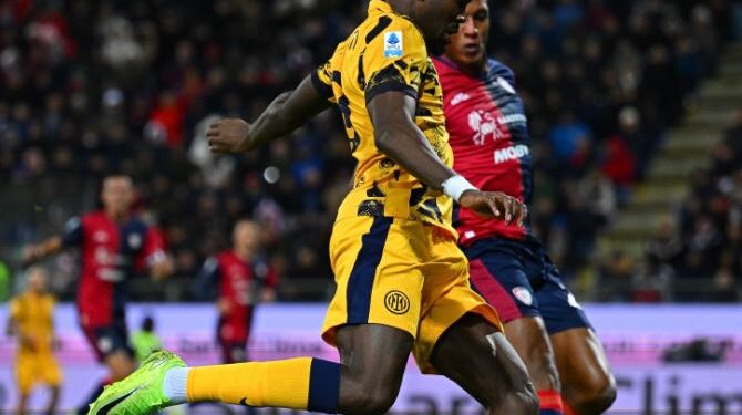 3 pikë të arta në Sardegna, Inter fiton ndaj Cagliarit