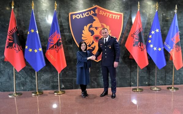 Drejtori i Policisë së Shtetit, Ilir Proda takim me ambasadoren e Japonisë në Tiranë: Bashkëpunim në luftën kundër krimit kibernetik