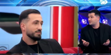 Takimi me babain e Loredanës,Arbëri-Jozit: 2 metër burrë, si nuk i dhe ia dhe dorën?