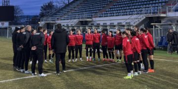 UEFA Nations League/ Kombëtarja e vajzave mbyll përgatitjet për sfidën ndaj Çekisë