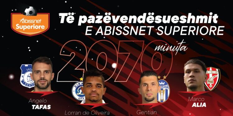 Të pazëvendësueshmit e “Abissnet Superiore”, vetëm katër lojtarë kanë luajtur çdo minutë në 23 javë të kampionatit