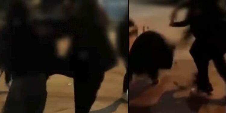 Pamje të pazakonta në Vlorë, dy vajza përplasen fizikisht në rrugë, kalimtarët ndërhyjnë për t’i ndarë