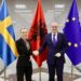 Ministri Hasani mikpret homologen për Çështjet Evropiane të Suedisë: Shqipëria e vendosur për të përmbushur procesin gjithëpërfshirës drejt BE-së