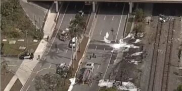 Tragjedi në qiell, avion rrëzohet në autostradë, humbin jetën 3 persona