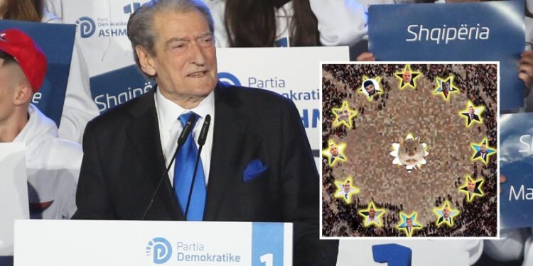 Berisha ironizon hapjen e fushatës së PS, vendos socialistët e arrestuar përreth Ramës: Yjet evropianë