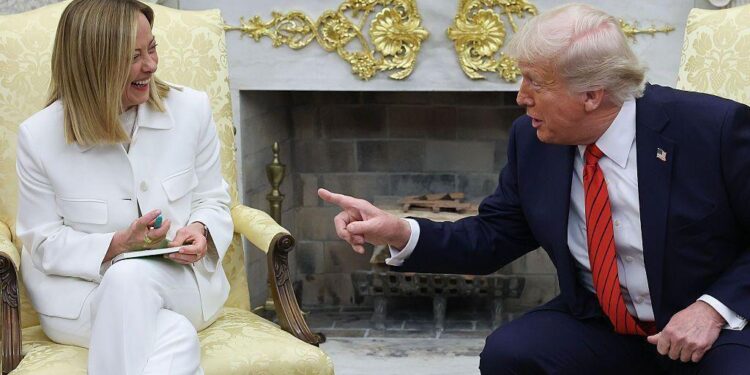 Trump pret Melonin në Shtëpinë e Bardhë