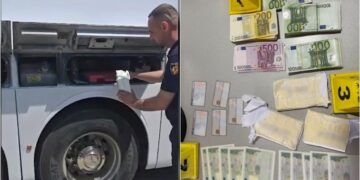 Kakavijë,po nxirrnin nga Shqipëria shuma të mëdha parash dhe dokumenta false,2 të arrestuar