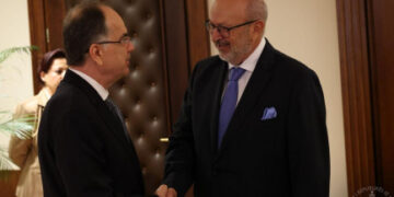 Presidenti Begaj pret kreun e misionit të OSBE-ODIHR