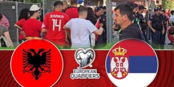 Shqipëria përballë Serbisë, formacionet zyrtare të ndeshjes së vitit