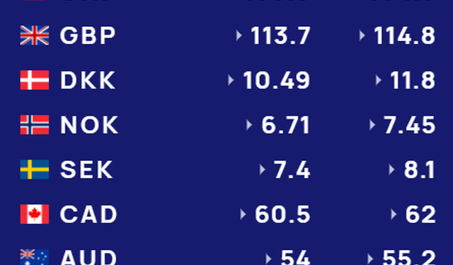 Këmbimi valutor sot – Kursi i lekut ndaj valutave kryesore dhe lëvizjet e monedhave të tjera