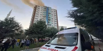 Zj*rr në një ndërtesë 13-katëshe në Turqi