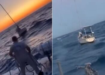 Veliera me 3 persona pëson defekt në Gjirin e Gramës, shpëtohen nga Forca Detare