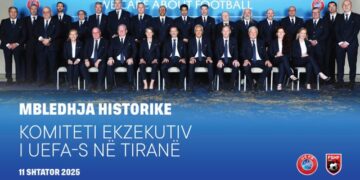 Komiteti Ekzekutiv i UEFA-s zhvillon në shtator mbledhjen e radhës për herë të parë në Tiranë