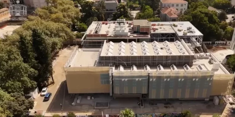 Rama ndan pamje nga kantieri i Muzeut Kombëtar të Arteve të Bukura: Kushte të avancuara për ruajtjen e veprave