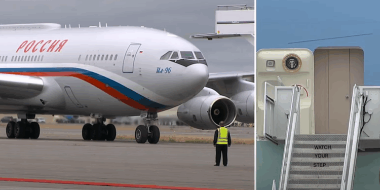 Putin zbarkon në Alaska, 30 minuta pas Donald Trump. SHBA tregon forcën ushtarake