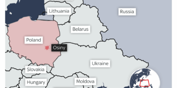 “Dron rus rrëzohet në Poloni, Ministria e Jashtme: U shkel hapësira ajrore, disa shtëpi u dëmtuan nga shpërthimi”