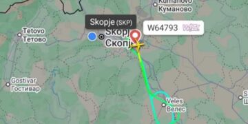 Maqedonia e Veriut, avioni u nis drejt Bazelit, por kthehet urgjentisht në Shkup pas përplasjes me zogjtë