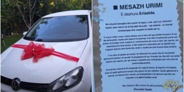 Vjehrri shpërblen nusen me një makinë: Në shenjë respekti dhe mirënjohje për ty! Je shtylla kryesore e shtëpisë