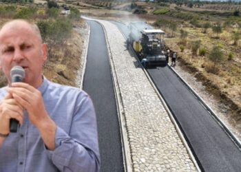 Bashkia e Peqinit rrethon rrugën historike Egnatia me asfalt, kryebashkiaku s’pranon kritikat