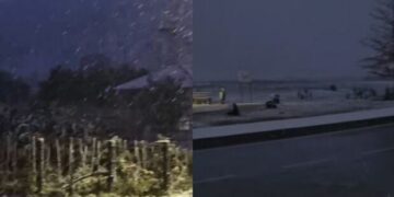 Dëbora zbardh zonat malore në Elbasan, aksi Librazhd-Sebisht i kalueshëm vetëm me zinxhirë