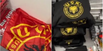 Arrestohet nga policia serbe shqiptari me flamuj dhe bluza, dyshoheshin të përdoreshin për ndeshjen