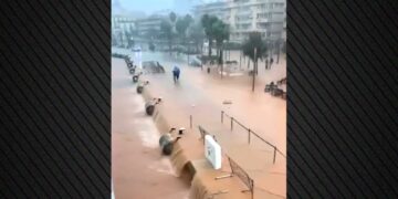 Pamje të katastrofës së përmbytjeve në Ibiza, stuhia më e keqe në 70 vjet