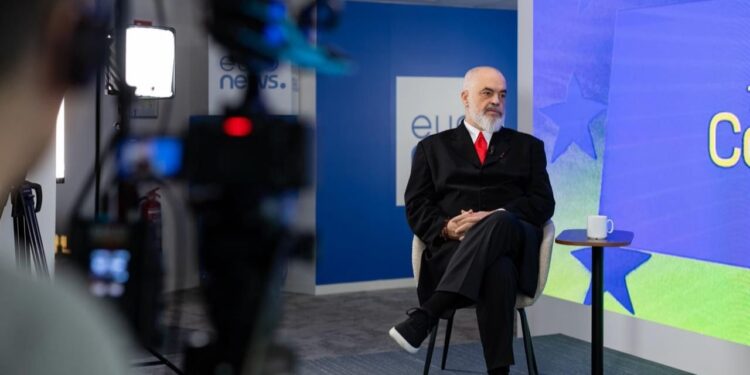 “BE është një perandori”, Rama intervistë për Euronews: Shqipëria i takon Europës.