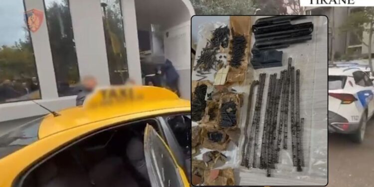 Tiranë, arrestohet 46-vjeçari që furnizonte grupet kriminale me armë.