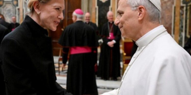 Yjet e Hollivudit priten nga Papa Leo XIV në Vatikan