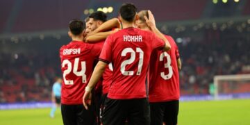 Shqipëria, bilanc pozitiv , Kuqezinjtë më të karikuar se kurrë për të arritur play-off e Botërorit