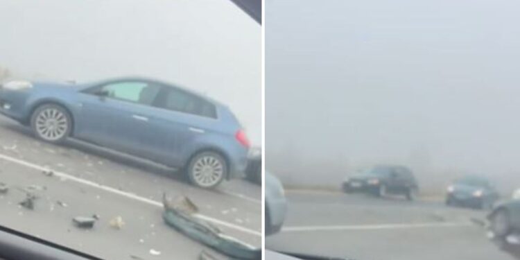 Aksident i shumëfishtë në rrugën nacionale Maqellarë-Peshkopi, plagosen disa persona