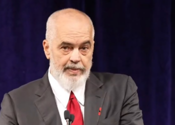 Rama ndan pamje nga ndërtimi i Qendrës së Madhe të Eventeve në Korçë