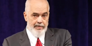 Rama ndan pamje nga ndërtimi i Qendrës së Madhe të Eventeve në Korçë