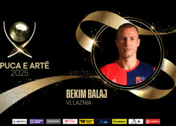 “Këpuca e Artë 2025”/ Bekim Balaj fiton trofeun me 19 gola me Vllazninë