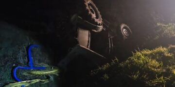 Aksident Fier–Berat: Zetori përplas makinën dhe përfundon në kanal, një i plagosur