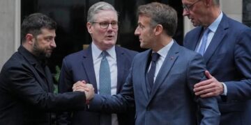 Fronti evropian pro-Ukrainës/ Zelensky, Macron, Starmer dhe Merz takohen në Londër