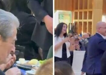 Ndalesë në turin e Foltores/ Këngë dhe valle, Berisha feston me demokratët e Elbasanit