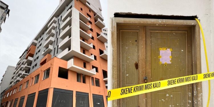 Tiranë, IKMT i vendos shiritin pallatit me 14 kate. 3 katet e objektit ishin pa leje ndërtimi