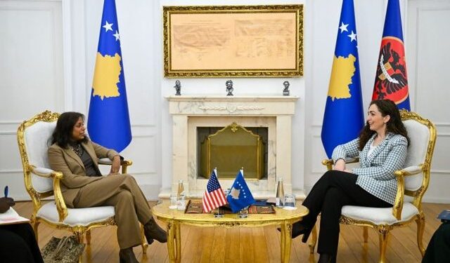 Osmani pret të ngarkuarën me punë të ShBA: Kosova e përkushtuar për paqe dhe siguri ndërkombëtare