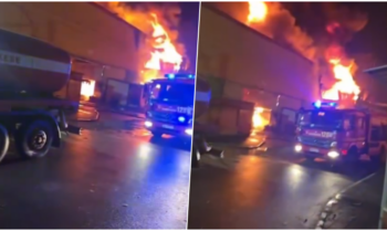 Zjarri në tregun e rrobave; ndihmë nga Elbasani dhe Vora