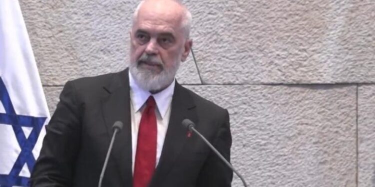 Rama flet në parlamentin izraelit: Shqipëria meriton respekt për qëndrimin ndaj popullit hebre