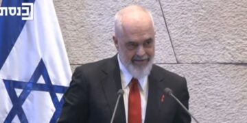 “Jam i dyti pas Trump që flet këtu” -Rama në Knesset: Xhelati në Gaza është Hamasi, duhet çarmatosje