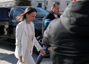 SHBA, liderja e opozitës në Venezuelë mbërrin në Shtëpinë e Bardhë, nis takimi me Trump