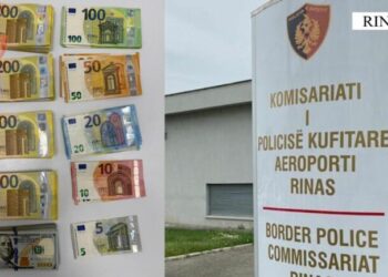 Tentoi të dilte nga Shqipëria me mbi 60 mijë euro dhe 10 mijë dollarë të padeklaruara,