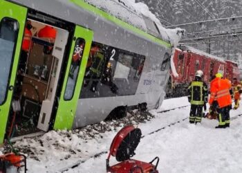 Orteku në Zvicër, 5 të plagosur nga dalja e trenit nga shinat