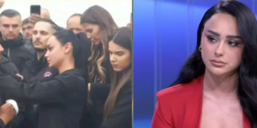 Fotoja me Gjestin në varrimin e të vëllait/ Egli Tako: “Aty vdiq njerëzimi…”