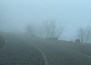 Mjegull e dendur në rrugën nacionale Burrel-Skuraj, vështirësi për drejtuesit e mjeteve