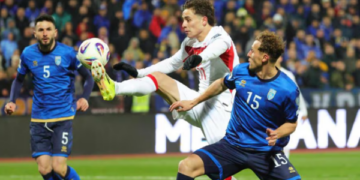 KOSOVË-TURQI/ Mbyllet pjesa e parë, pa gola në “Fadil Vokrri”