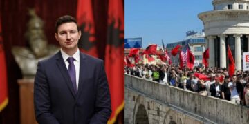 Protestat e studentëve shqiptarë në RMV/ Meidani: Gjuha amtare e garantuar, të zbatohet