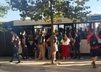 Nis reduktimi i shërbimit me 40%/ Kaos në transportin publik, qytetarët përballen me pritje